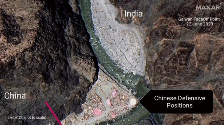 India rechaza la línea de demarcación fronteriza establecida unilateralmente por China - ảnh 1