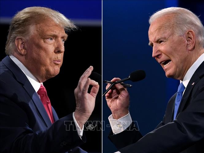 Último cara a cara preelectoral entre Trump y Biden - ảnh 1