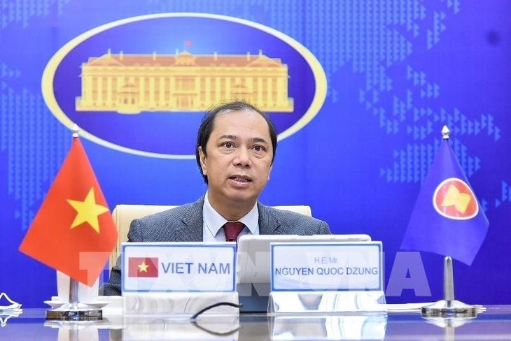 Vietnam y los demás miembros de la Asean acuerdan usar el Fondo regional de respuesta al covid-19 para adquirir vacunas - ảnh 1