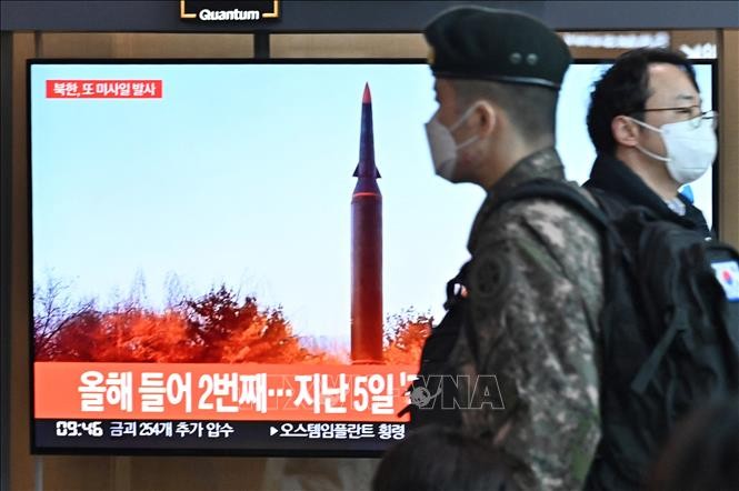Preocupación de la ONU y la UE por las pruebas de misiles de Corea del Norte - ảnh 1
