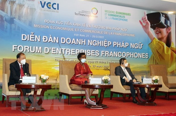 Celebran el Foro Empresarial Francófono en Ciudad Ho Chi Minh - ảnh 1