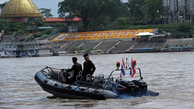 China, Laos, Myanmar y Tailandia inician patrulla conjunta 120 en río Mekong - ảnh 1