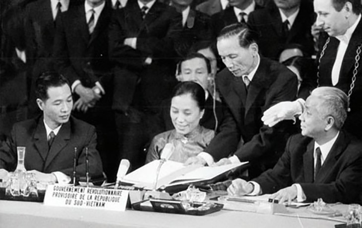Acuerdos de paz de París 1973, hito dorado de la diplomacia vietnamita - ảnh 1