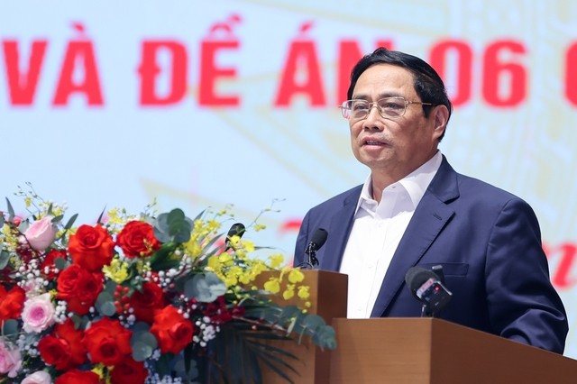 Premier vietnamita pide desplegar integralmente la transformación digital nacional - ảnh 1