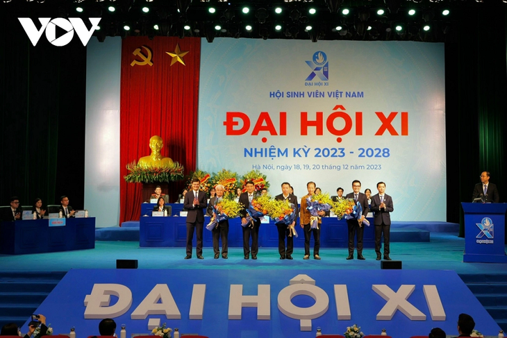 Concluye XI Congreso de la Asociación de Estudiantes de Vietnam - ảnh 1