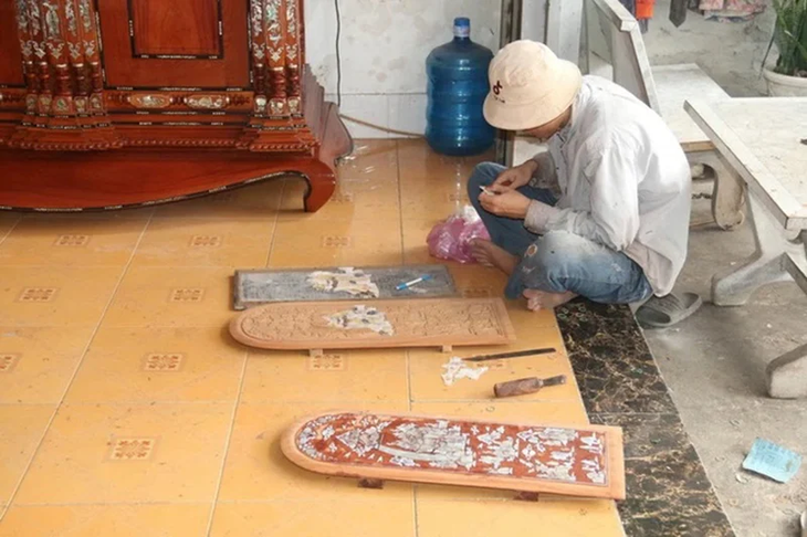 Aldea de Go Cong – la cuna de la fabricación tradicional de los altares de madera en el sur de Vietnam  - ảnh 1