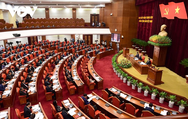 Inauguran IX Pleno del Comité Central del Partido Comunista de Vietnam - ảnh 1