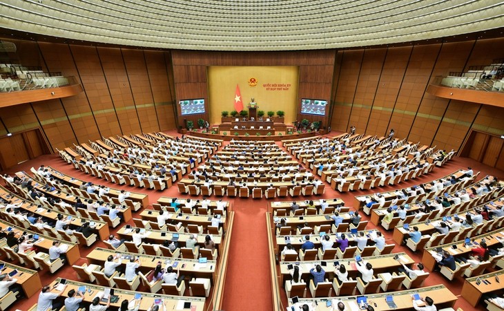Parlamento vietnamita debate modificación de Ley de Seguridad Social para garantizar mejor vida a jubilados - ảnh 1