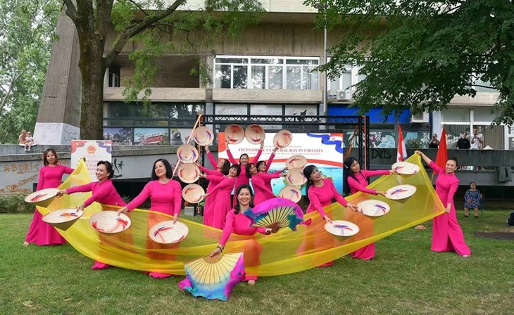 Celebran Día de Cultura vietnamita en Croacia - ảnh 1