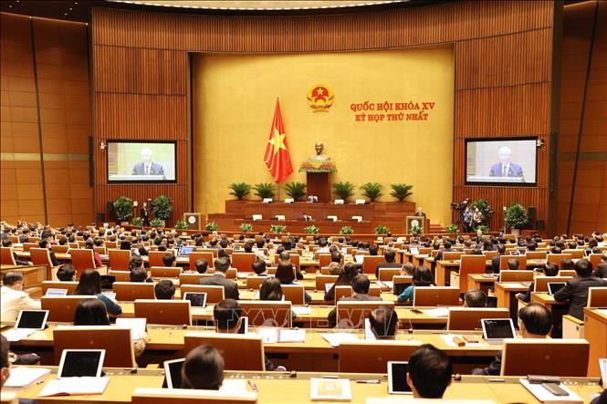 Discours de Nguyên Phu Trong à l’ouverture de la première session de l’Assemblée nationale, 15e législature    - ảnh 1