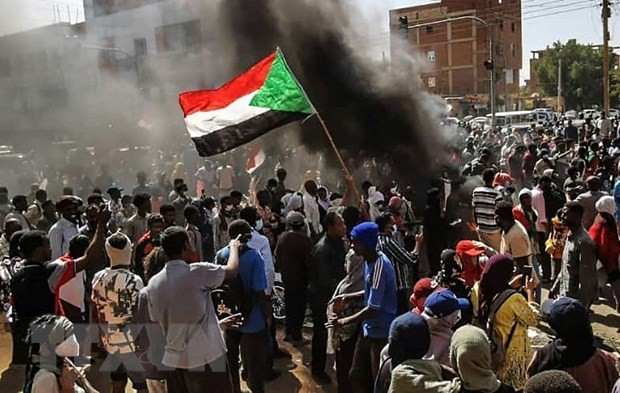 Soudan: tirs de gaz lacrymogènes pour disperser les manifestants à Khartoum - ảnh 1