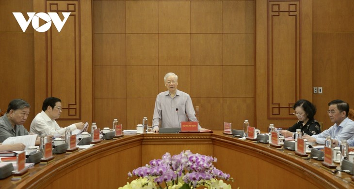 Nguyên Phu Trong appelle à poursuivre la lutte anti-corruption - ảnh 1
