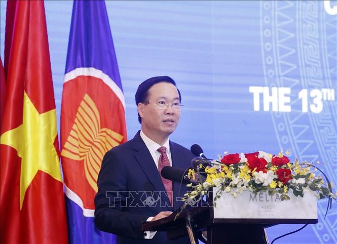 Vo Van Thuong inaugure la 13e Conférence des dirigeants des Parquets publics ASEAN-Chine - ảnh 1