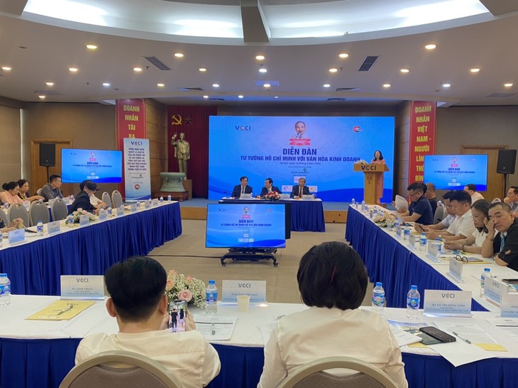 Forum VCCI: Célébration de l'héritage de Hô Chi Minh dans la culture d'entreprise - ảnh 1
