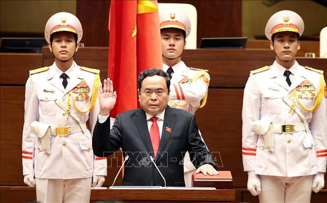 Trân Thanh Mân félicité pour son élection au poste de président de l’Assemblée nationale - ảnh 1