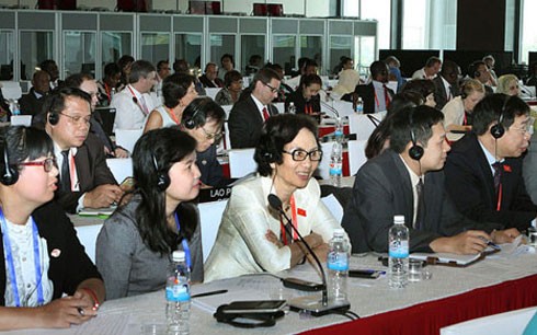 การชุมนุมฉลองความสำเร็จของการจัดประชุมไอพียู 132 ณ กรุงฮานอย - ảnh 1
