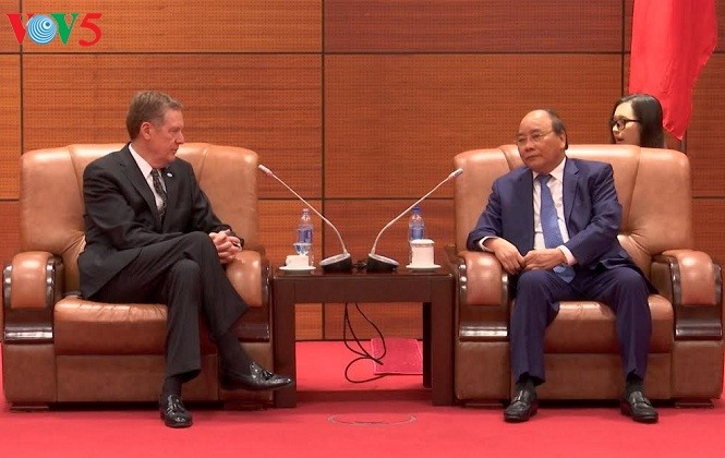 นายกรัฐมนตรีเวียดนามให้การต้อนรับตัวแทนเศรษฐกิจสมาชิกเอเปก - ảnh 1