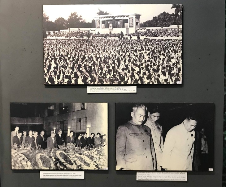 อนุสรณ์สถานประธานโฮจิมินห์ในแขวงคำม่วน ประเทศลาว ร่องรอยเกี่ยวกับความสามัคคีเวียดนาม – ลาว - ảnh 18