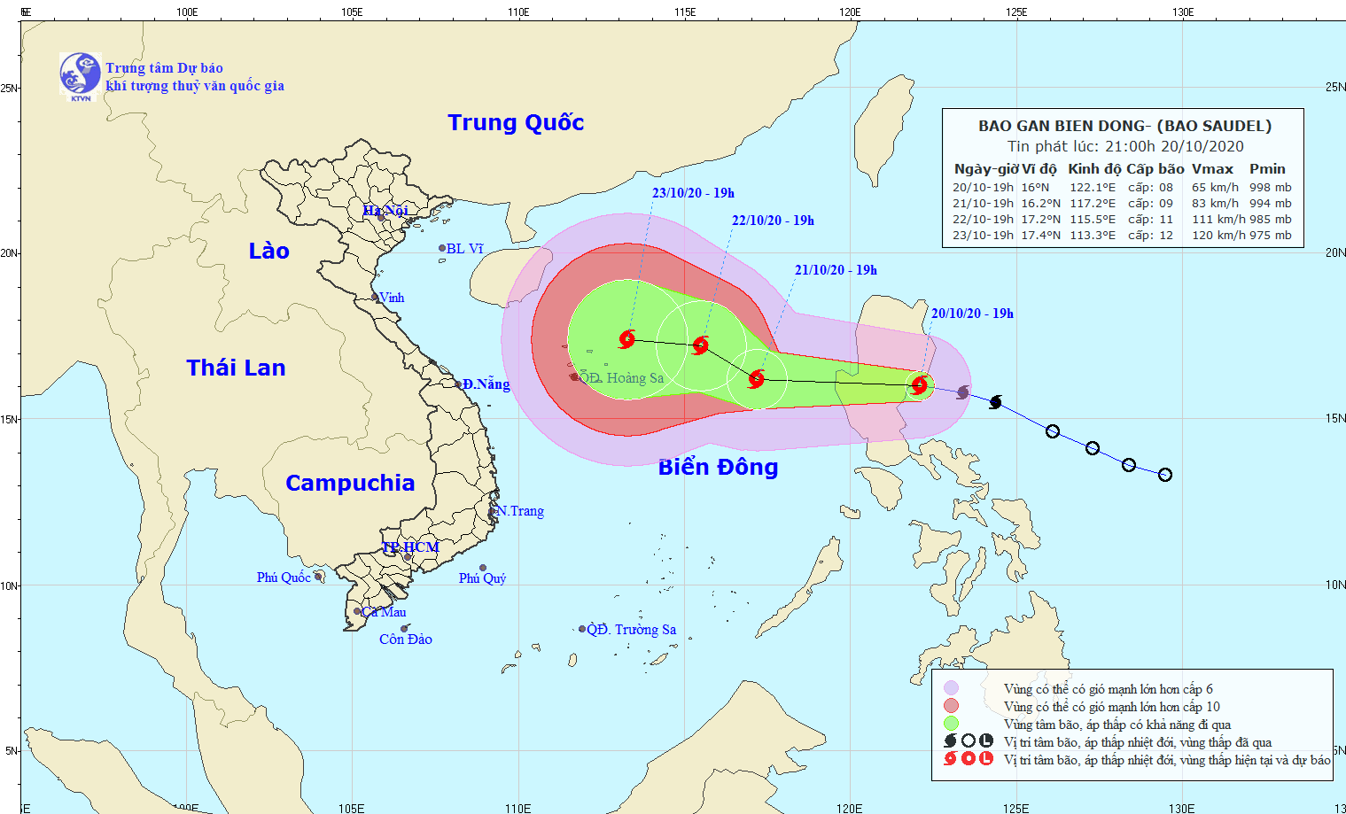 Storm Saudel gains strength, heading toward mainland Vietnam - ảnh 1