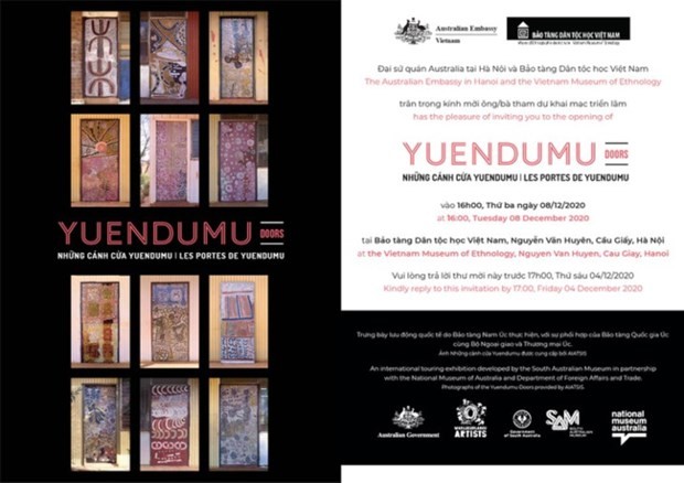 Yuendumu Doors introduces Australia’s aboriginal culture to Hanoians - ảnh 1