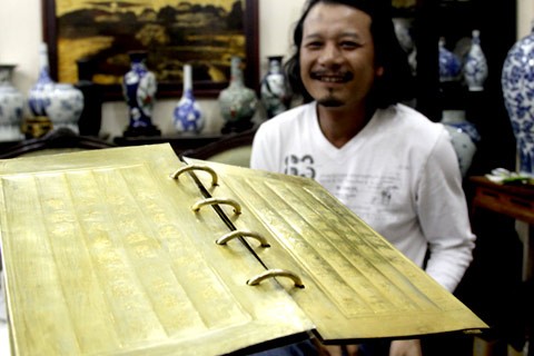 Sách cổ bằng vàng trở về Việt Nam sau hơn 100 năm lưu lạc - ảnh 7