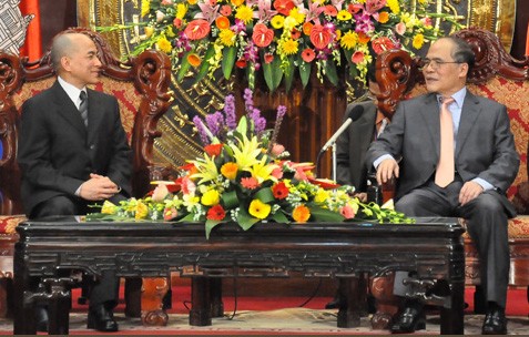 Chủ tịch nước đón và hội kiến với Quốc vương Campuchia  - ảnh 4