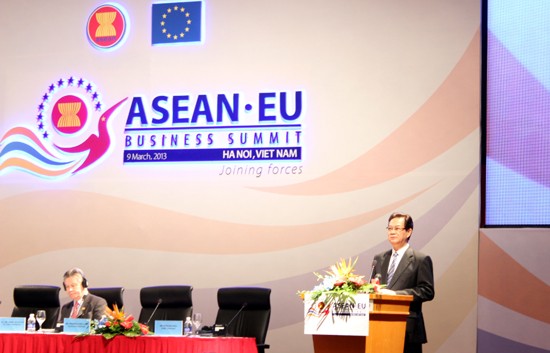 Thủ tướng khai mạc Hội nghị Thượng đỉnh Kinh doanh ASEAN- EU  - ảnh 1