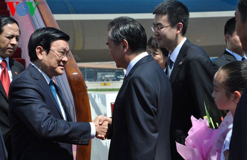 Chủ tịch nước tới thủ đô Bắc Kinh (Trung Quốc)  - ảnh 2