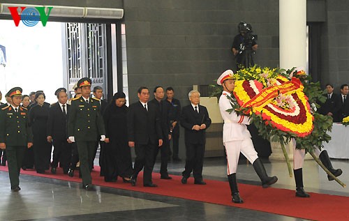 Tổ chức lễ viếng theo nghi thức quốc tang Đại tướng Võ Nguyên Giáp - ảnh 1