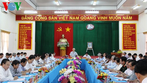 Tổng Bí thư Nguyễn Phú Trọng: Công nghiệp hóa nông nghiệp để phát triển kinh tế tỉnh Trà Vinh - ảnh 1