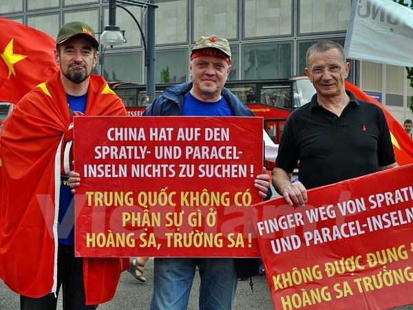 Hơn 3.000 người Việt tại Đức biểu tình phản đối Trung Quốc - ảnh 3