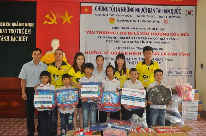 Người Việt trẻ ở Hàn Quốc hướng về đồng bào khó khăn ở Quảng Ninh - ảnh 1