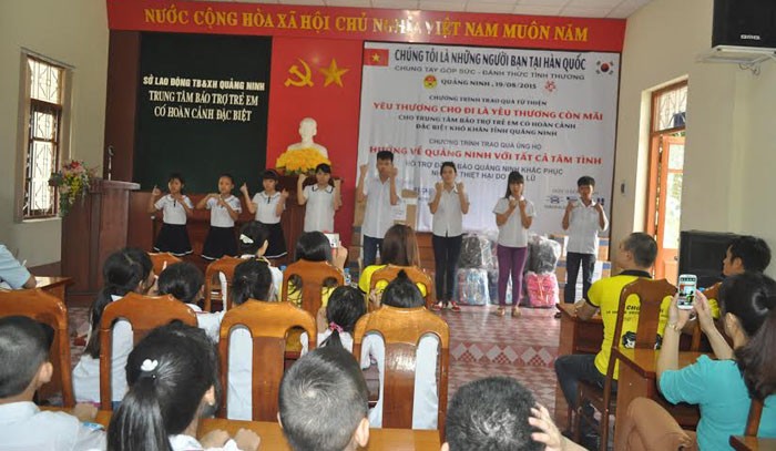 Người Việt trẻ ở Hàn Quốc hướng về đồng bào khó khăn ở Quảng Ninh - ảnh 2