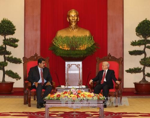 Tổng Bí thư Nguyễn Phú Trọng: Việt Nam luôn coi trọng quan hệ hợp tác với Venezuela - ảnh 1