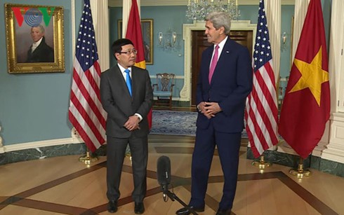 Ngoại trưởng Việt-Mỹ bàn biện pháp tăng cường đối tác toàn diện - ảnh 2
