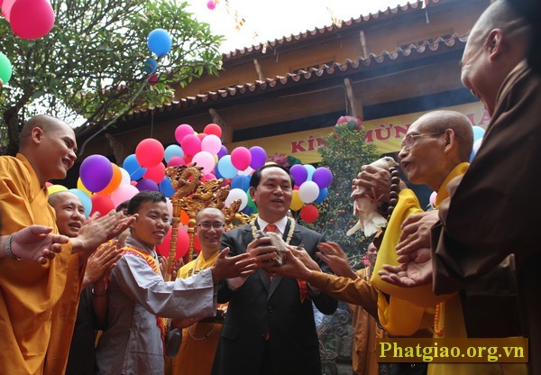 Chủ tịch nước Trần Đại Quang dự Đại lễ Phật Đản 2560-2016 - ảnh 2