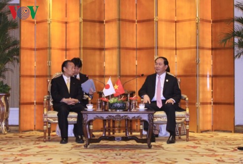Chủ tịch nước Trần Đại Quang tiếp xúc song phương với lãnh đạo các nước - ảnh 2
