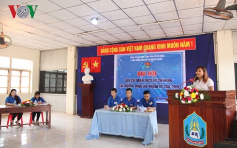 Liên chi Đoàn TNCS Hồ Chí Minh tại ĐHQG Lào tiếp tục đổi mới - ảnh 1