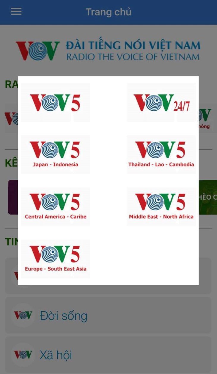 Dễ dàng nghe, xem vovworld.vn trên smartphone - ảnh 1