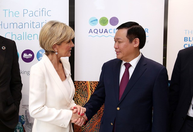 Phó Thủ tướng Vương Đình Huệ làm việc với Bộ trưởng Ngoại giao Australia - ảnh 1