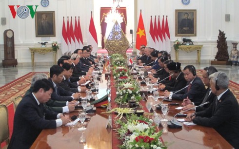 Tổng thống Indonesia Joko Widodo tổ chức trọng thể Lễ đón chính thức Tổng Bí thư Nguyễn Phú Trọng - ảnh 2
