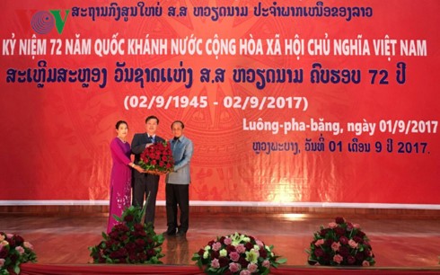  Đại sứ quán Việt Nam tại Campuchia và bắc Lào kỷ niệm 72 năm Quốc khánh - ảnh 4