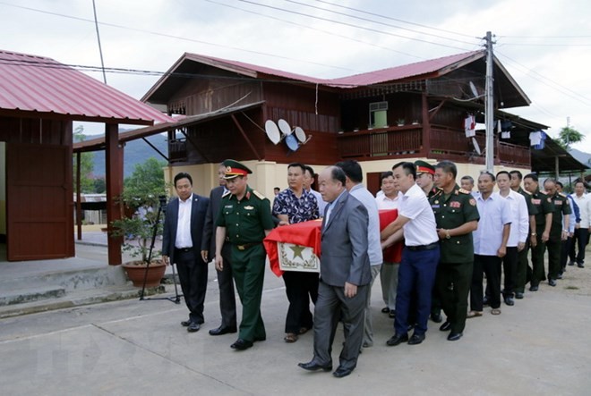 Lễ hồi hương, đưa tiễn hài cốt quân tình nguyện và chuyên gia Việt Nam hy sinh tại Lào - ảnh 1