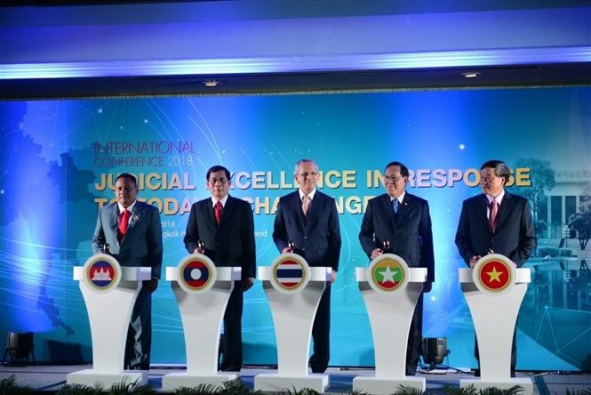 Việt Nam dự hội nghị quốc tế về lĩnh vực tòa án và tư pháp tại Thái Lan - ảnh 1