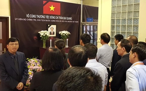 ĐSQ Việt Nam tại các nước mở sổ tang viếng Chủ tịch nước Trần Đại Quang - ảnh 5