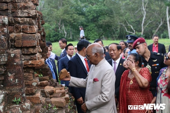 Tổng thống Ấn Độ: “Kiến trúc của các ngôi đền ở Mỹ Sơn được thiết kế tinh tế“ - ảnh 5