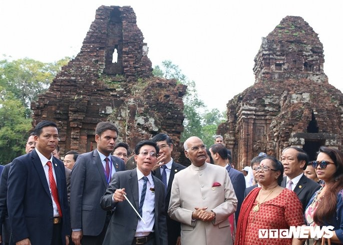 Tổng thống Ấn Độ: “Kiến trúc của các ngôi đền ở Mỹ Sơn được thiết kế tinh tế“ - ảnh 6