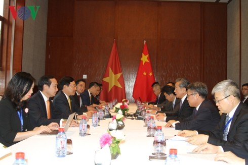Gặp gỡ song phương giữa Bộ trưởng Ngoại giao Việt Nam-Trung Quốc - ảnh 3