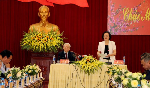 Tổng Bí thư, Chủ tịch nước Nguyễn Phú Trọng làm việc với Tỉnh Yên Bái - ảnh 1