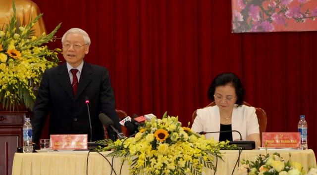 Tổng Bí thư, Chủ tịch nước Nguyễn Phú Trọng làm việc với Tỉnh Yên Bái - ảnh 2